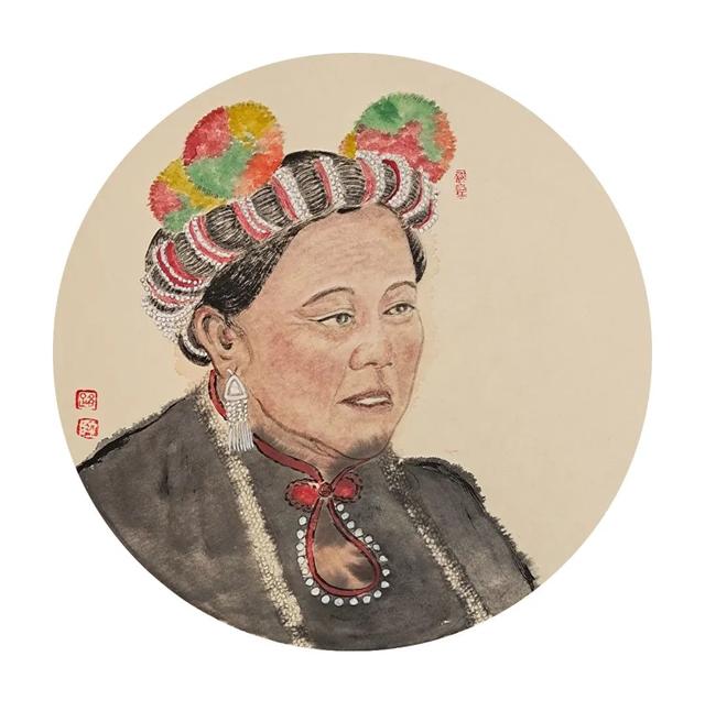 姓陆的名人,姓陆的名人女孩取名(实力派青年画家——路陆的水墨人物88