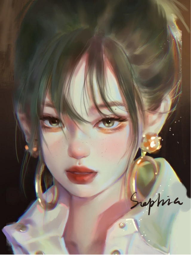 女生手绘头像。微信，女生手绘头像。（超有灵气的手绘女生头像）