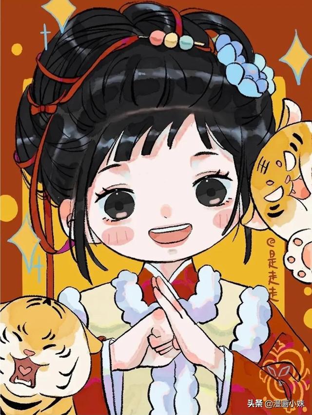 今年最火的闺蜜头像，最近超火闺蜜头像微信（2022新年喜庆好运的闺蜜头像来了）