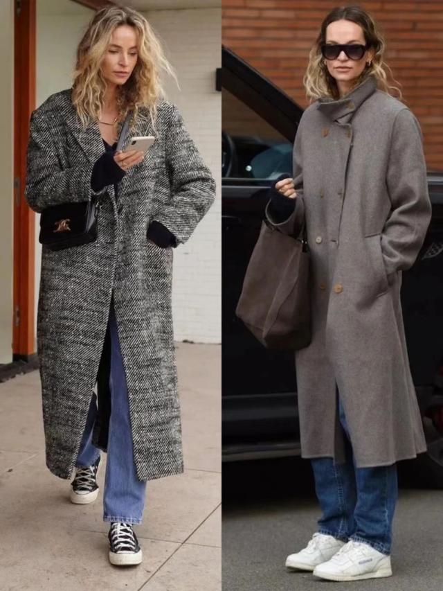 毛呢大衣怎么搭配，中款毛呢大衣怎么搭配（一看就很优雅的呢大衣造型）