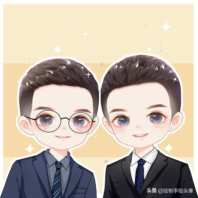 可爱动漫情侣头像微信，可爱动漫情侣头像（甜蜜幸福的卡通情侣头像）