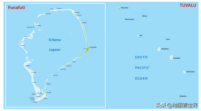 图瓦卢高清地图，图瓦卢是个什么样的国家