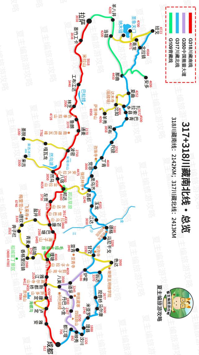 自驾游旅游攻略，自驾游5大经典路线（37条黄金旅游线路图）