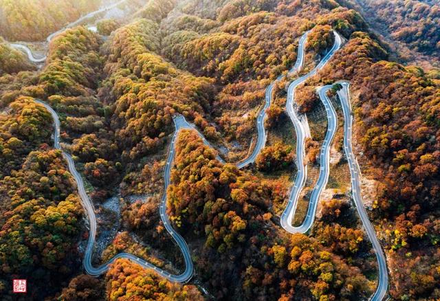 红岭公路自驾游最佳路线图，我叫“金寨中国红岭公路”