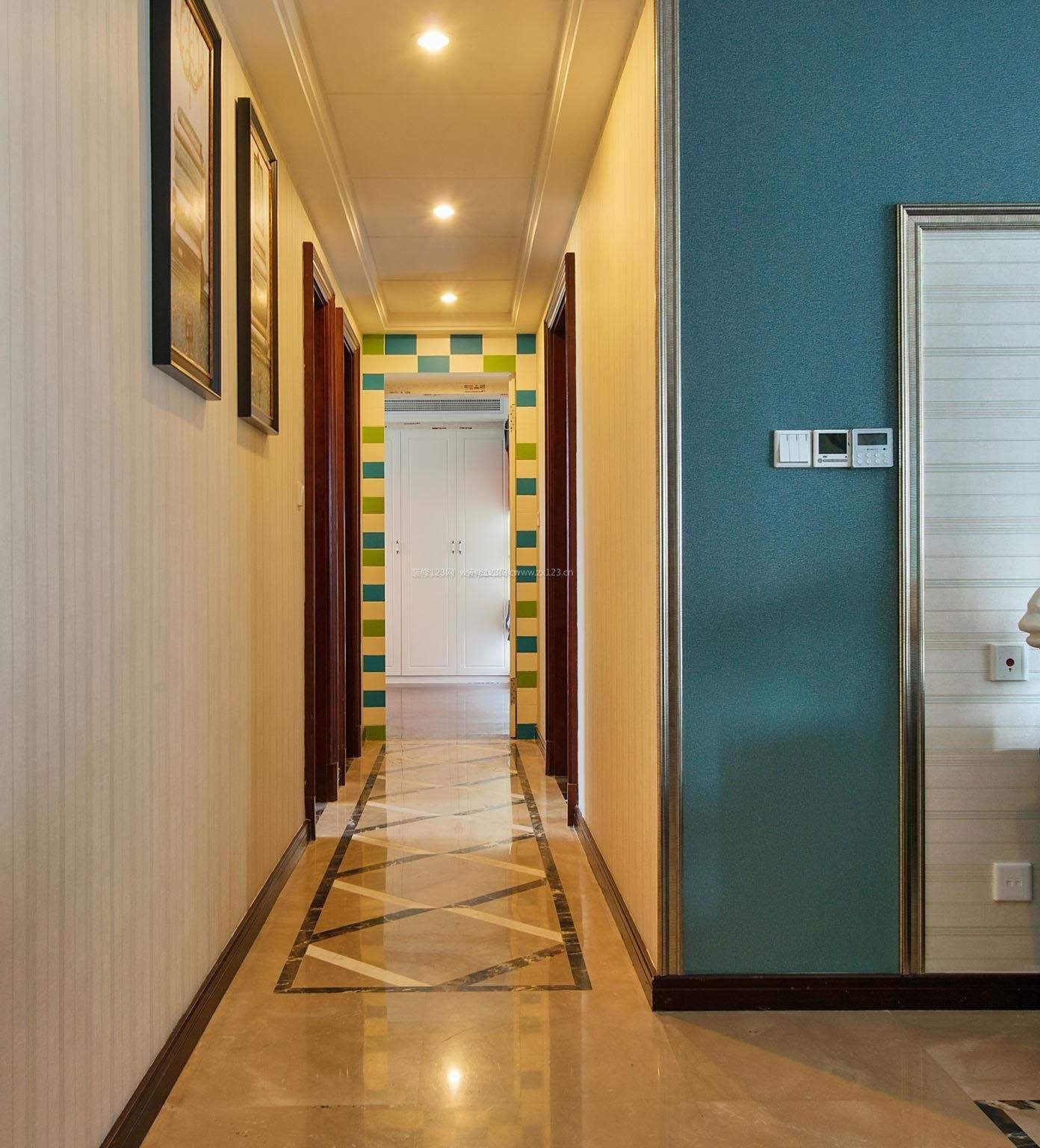 1米2宽过道地砖效果图,家装贴瓷砖时要不要对缝