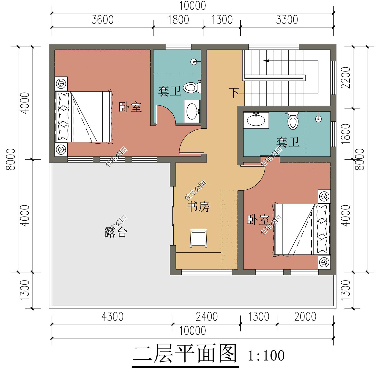 农村自建房图纸大全图册，10套2022新款向下自建房图纸