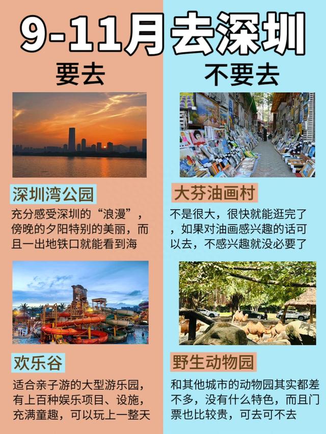 超全深圳旅游攻略‼️9-11月去深圳的姐妹码住