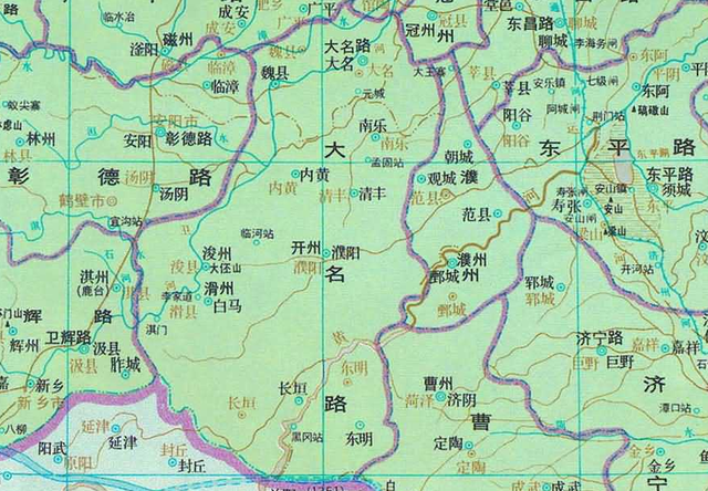 濮阳原来叫什么州，通过地图了解濮阳市的历史变迁