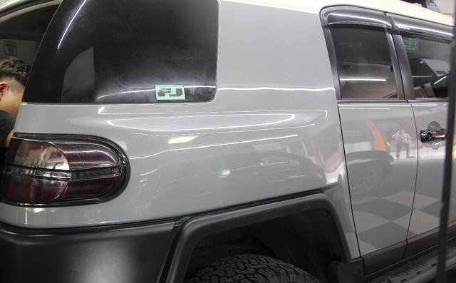 fj酷路泽改装，记丰田FJ 酷路泽小穿越改装（FJ酷路泽汽车凹陷修复）