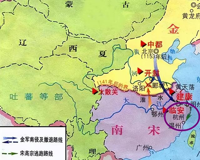 南宋首都，北宋首都汴京是今天的哪个城市（为什么南宋要定都杭州）