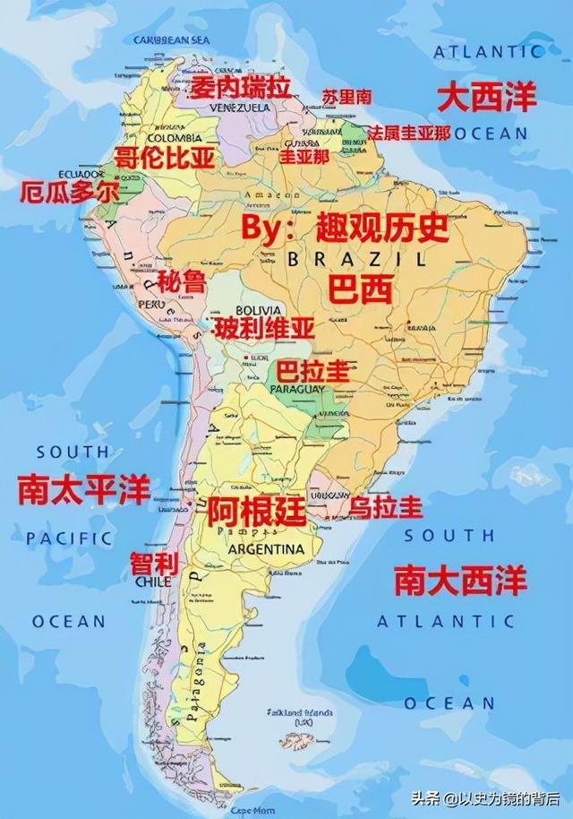 世界地图中的智利位置，智利的版图为何这么狭长