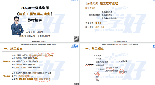 计划成本与标准成本有什么区别，计划成本与标准成本有什么区别和联系（2022年一建建筑实务精讲课程—43—1A425000）