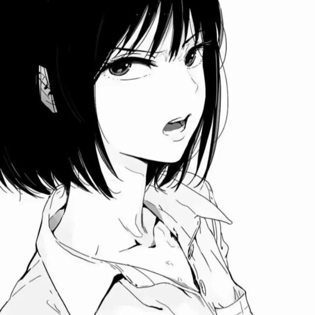 黑白女头.，微信头像，黑白女头.（本小姐的心可不冷，黑白女头）
