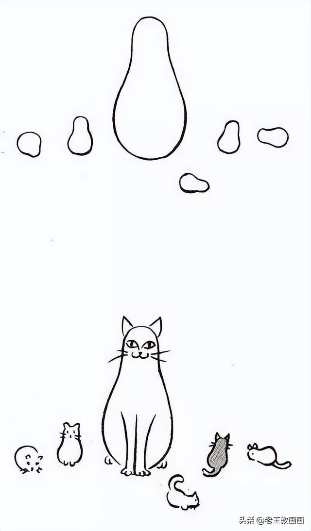 怎么画小女孩简单又漂亮，可爱的女孩怎么画（50个画猫咪的简笔画）