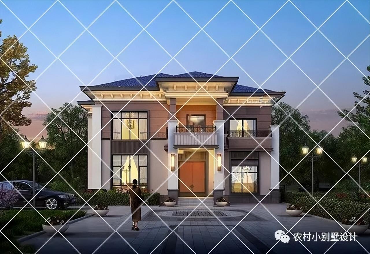 农村二层楼10万,40款造价15万元起建二层农村自建房别墅设计图 - 玉