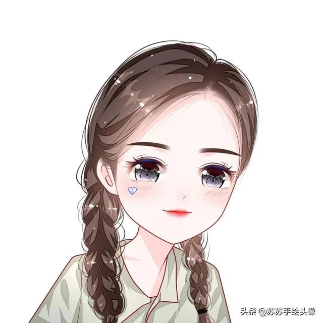 女孩卡通头像图片可爱，可爱   卡通   女生头像微信（机灵可爱的卡通女生头像）