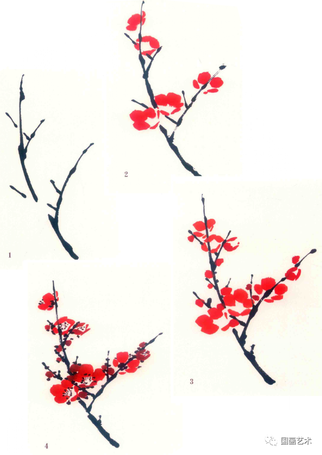 梅花怎么画简单又好看，梅花简笔画怎么画（图文教程——梅花基本画法）