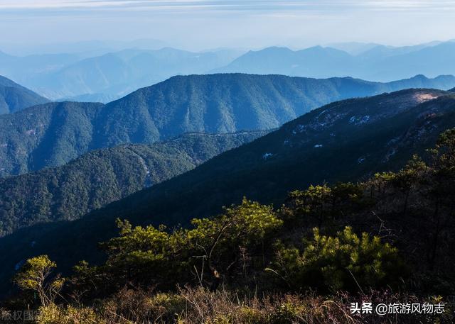 浙江第一高峰在哪里，最高峰黄茅尖海拔1921米