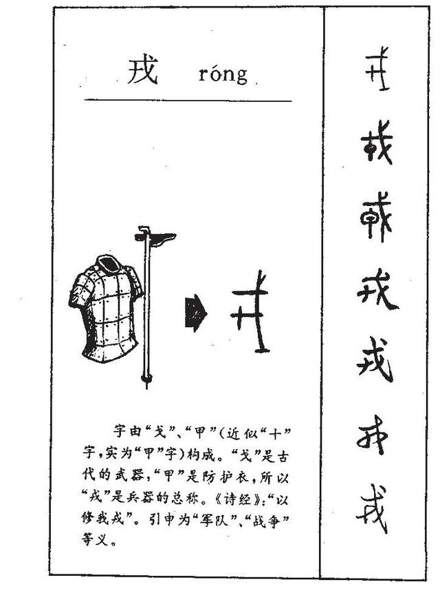 带臣字旁的字有哪些，臣字偏旁的字有哪些（字源里的千字文丨臣伏戎羌）