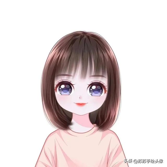 换个头像吧，超萌超可爱的女生卡通头像，八月你好