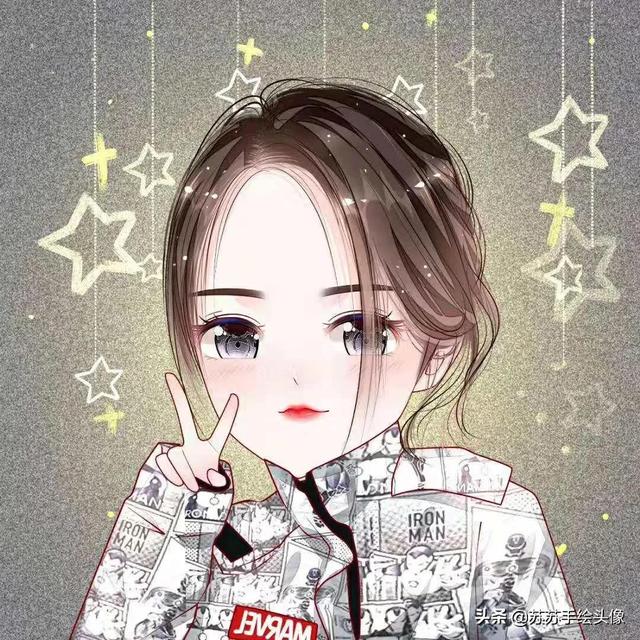女孩卡通头像图片可爱，可爱   卡通   女生头像微信（机灵可爱的卡通女生头像）