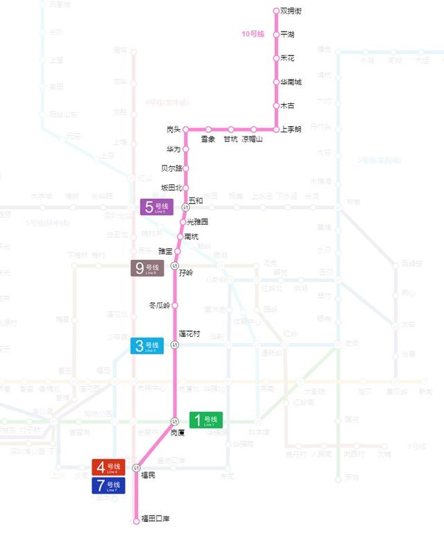 黄贝岭地铁二号线赤湾方向，2022年7月最新最全深圳地铁已开通和在建线路资讯