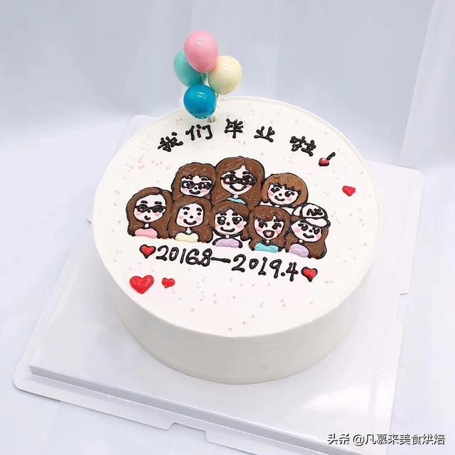 8寸和10寸的蛋糕比较图，8英寸蛋糕等于多少寸10寸吗（100款毕业蛋糕图片合集）