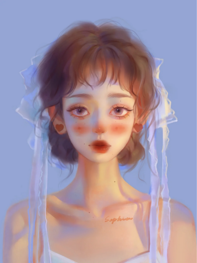 女生手绘头像。微信，女生手绘头像。（超有灵气的手绘女生头像）