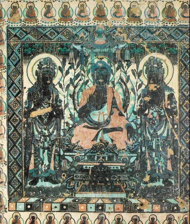 敦煌壁画图片大全，敦煌飞天壁画高清图（敦煌壁画对于中国画坛的影响）