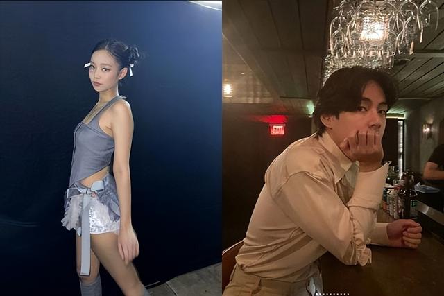 韩网女团成员现状，Jennie、V传热恋后首度同框