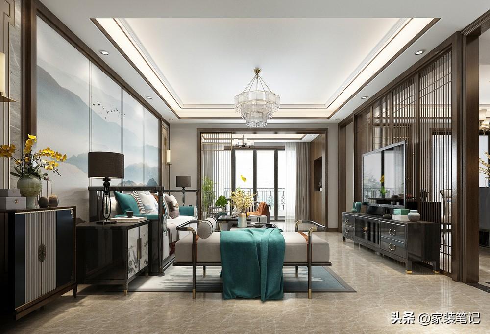 新中式家装案例（厦门夫妻晒出160）