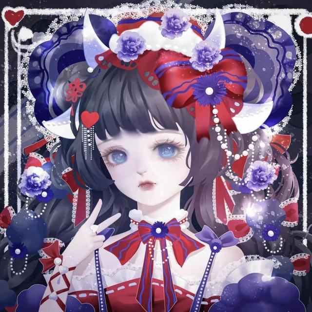 蓝紫色最准确图片，意境蓝色，紫色系头像微信（下次见面，就从一朵花开始吧）