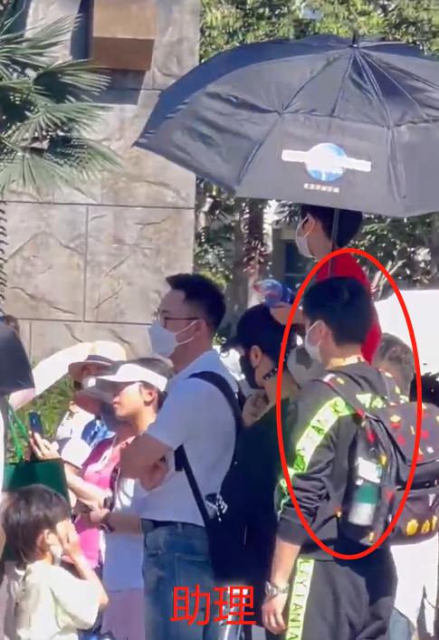 黄晓明最新消息，黄晓明和baby离了吗（一旁助理帮忙撑阳伞）