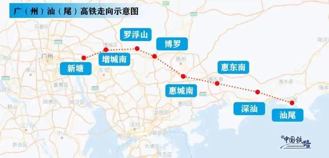 广湛高铁最新线路图，广湛高铁调整阳江段走向（这里的高铁织线成网）