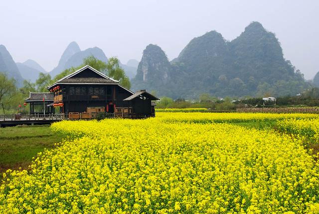 阳朔世外桃源景区，广西旅游-阳朔3世外桃源景区