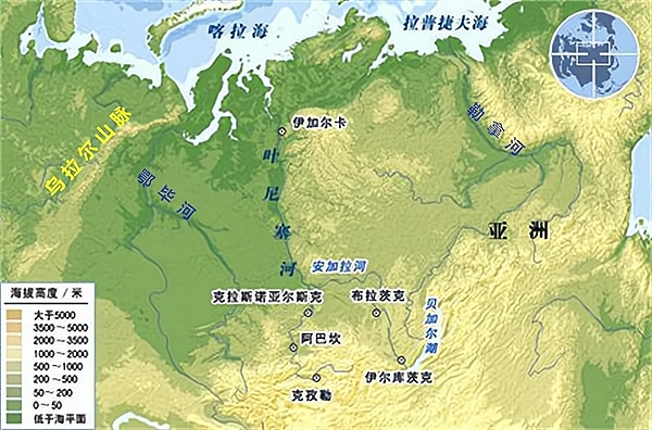 叶尼塞河是什么和什么的分界线，叶尼塞河流经的国家主要是（俄罗斯帝国征服西伯利亚史）