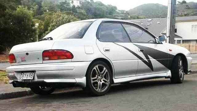 翼豹wrx sti，09款斯巴鲁翼豹2.5twrxsti（<头文字D—藤原文太座驾>）