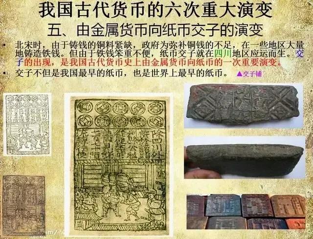 从古至今的钱币的顺序图片，从古至今的钱币顺序图（钱币发展图）