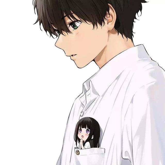 情头 情侣 双人 动漫 可爱，动漫情头/一对两张/可爱好看微信（情侣头像丨好看可爱动漫情头）