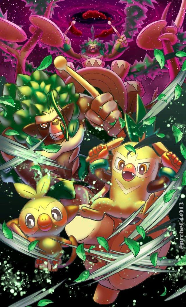 敲音猴属性介绍宝可梦剑盾敲音猴属性是草属性.