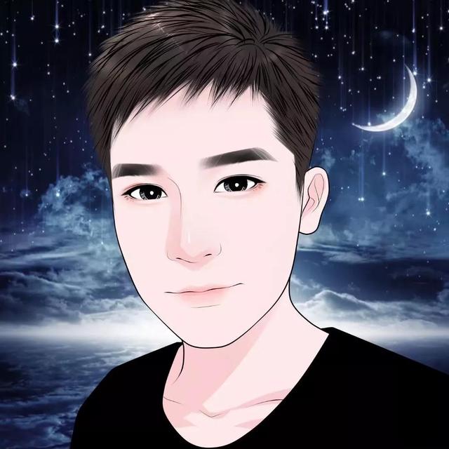 真人帅气男头精选，微信头像，真人帅气男头精选（男士真人手绘漫画头像）