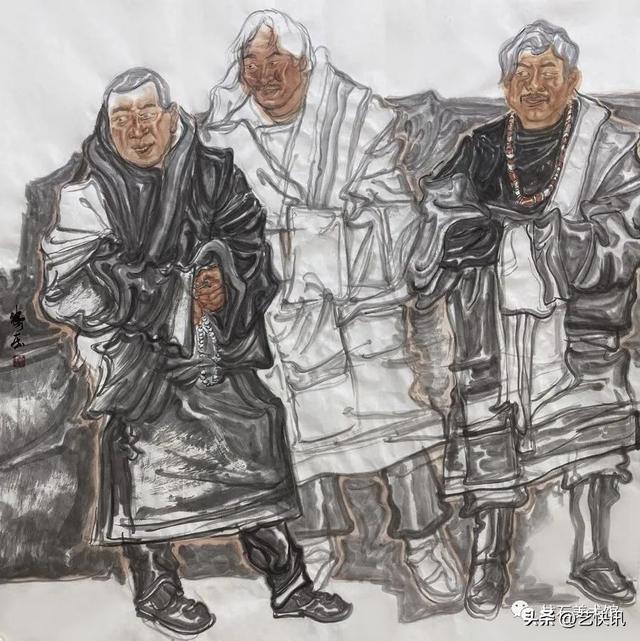 国画大写意人物画欣赏，写意人物画 ， 巫卫东