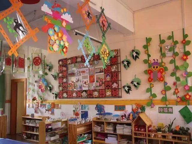 幼儿园环创主题墙图片，简单上档次幼儿园环创（春天你好丨幼儿园春季主题环创系列）