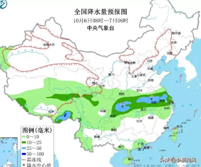 天气情况有哪些，天气最准的天气预报（明日6号暴雨大雨降温确认）