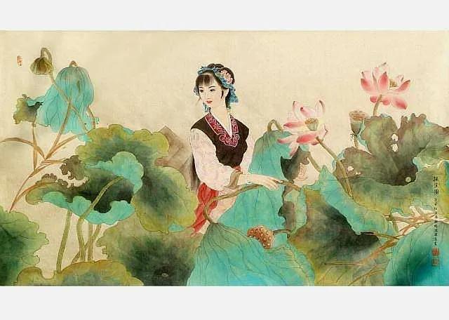 空山新雨后天气晚来秋明月松间照清泉石上流竹喧归浣女莲动下渔舟随意