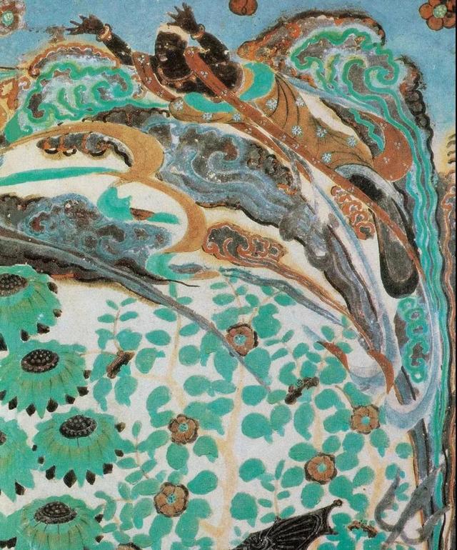 敦煌壁画图片大全，敦煌飞天壁画高清图（敦煌壁画对于中国画坛的影响）