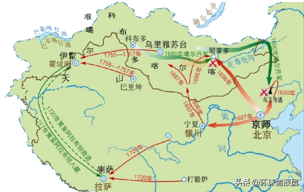 新疆地理位置，新疆地理位置特征（为什么从伊犁迁至乌鲁木齐）