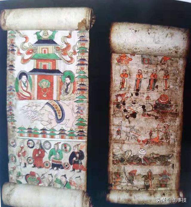 如何画出一张卷轴画，一张卷轴怎么画（纳西族东巴画）