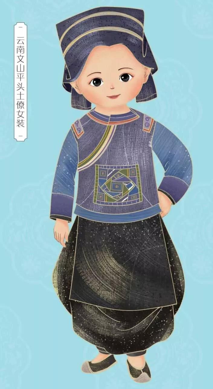 壮族头饰13壮族人喜欢包头帕,不仅朴素美观,还可以遮阳防晒,壮族头