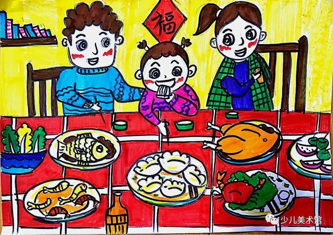1,120多种少儿绘画作品展示,创意手工制作 线描 马克笔 综合创意画